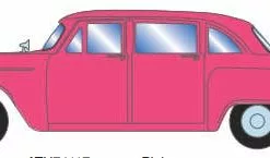 Athearn 74117 HO 1950’s Sedan - Pink