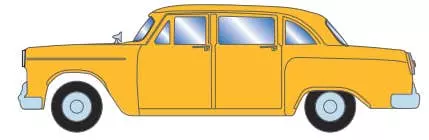 Athearn 74118 HO 1950’s Sedan - Yellow