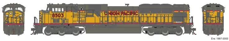 Athearn G27321 HO SD90MAC-H W/DCC/Sound - Union Pacific #8507