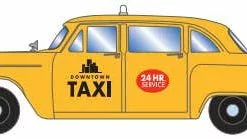 Athearn 74121 HO 1950’s Taxi - Downtown Taxi