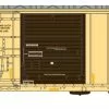 Athearn 24588 N FMC Combination Door Box Car Primed For Grime Railbox #51180