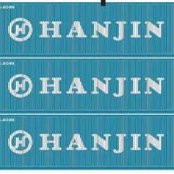 Athearn #27061 HO 40’ Low-Cube Container HJCU (3 Pack)