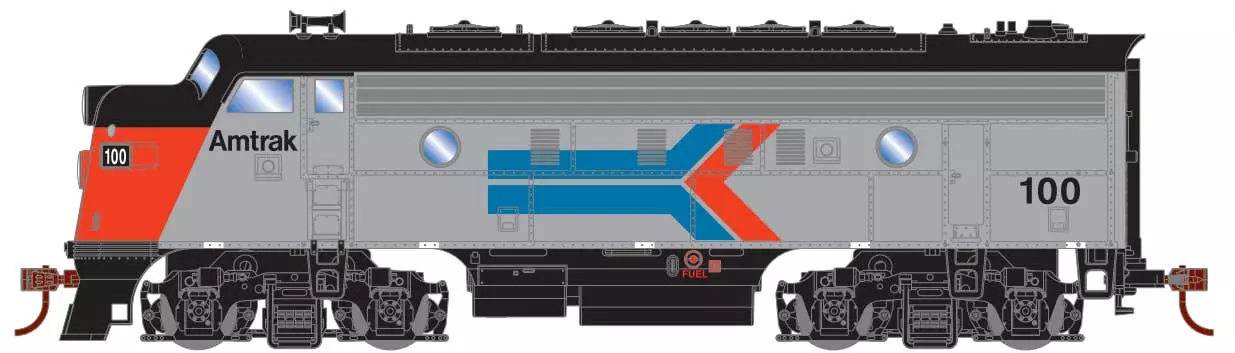 Athearn Roundhouse 3254 HO F-Unit Amtrak #100