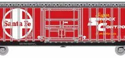 Athearn 40223 HO 50’ Outside Braced Plug Door Box Car ATSF #525581