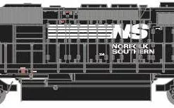 Athearn 72179 HO SD40-2 With Sound NS #3280
