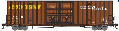 Athearn 75311 HO 60’ Gunderson Double Door High-Cube Box Car SP Speed Lettering #286263
