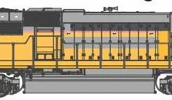 Athearn G75529 HO SD60M “Tri-Clops” WAMX #6022 Prime For Grime