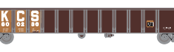 Athearn #3549 52’ Mill Gondola - Kansas City Southern