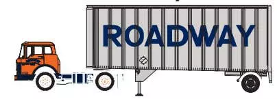 Athearn 90988 HO Ford C Tractor With 28’ Trailer - Roadway