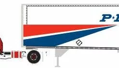 Athearn 90990 HO Ford C Tractor With 28’ Trailer - PIE