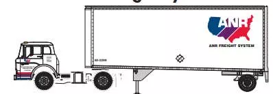 Athearn 90993 HO Ford C Tractor With 28’ Trailer - ANR Freight Systems