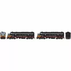 Athearn #G19508 FP7A/FP7A W/DCC & SoundSP/Bk Widow #6451/#6459