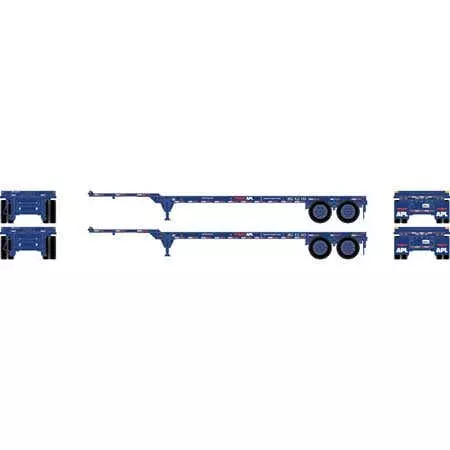 Athearn 14288 HO 40ft Chassis - APLZ