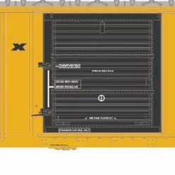 Athearn 25467 N 50ft FMC 5347 Boxcar Railbox #1046