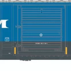 Athearn 18701 HO 50ft FMC 5347 Boxcar Pam Am Railways #31414