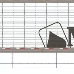 Athearn 26754 HO 53ft Utility Reefer Trailer Maverick Transportation #T11035