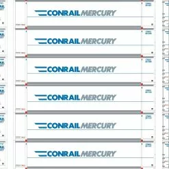 Athearn 28019 HO 48ft Container Conrail #281021/281038/281099/281100/281153/281167 6 Pack