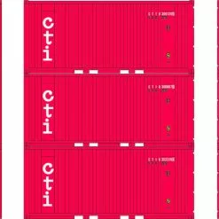 Athearn 28071 HO 20ft Corrugated Container With Panels Container Transport Int. #2523398 / 3008670 / 3061205