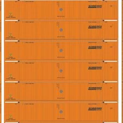Athearn 28523 HO 53ft CIMC Container Schneider 6 Pack