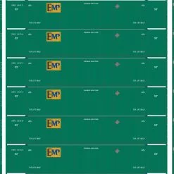 Athearn 28529 HO 53ft CIMC Container EMP 6 Pack