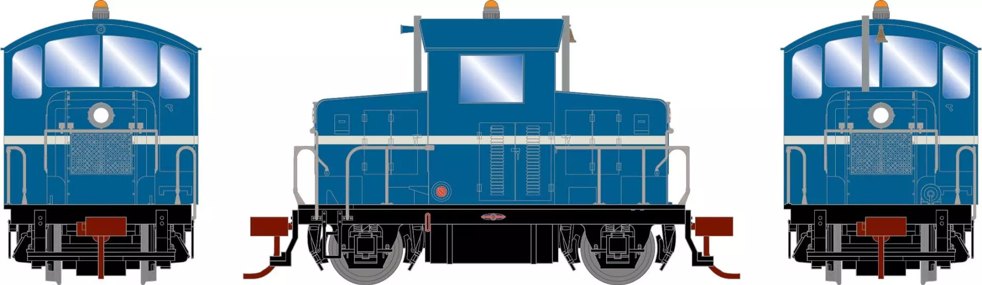 Athearn 28750 HO EMD Model 40 Locomotive Blue / Grey
