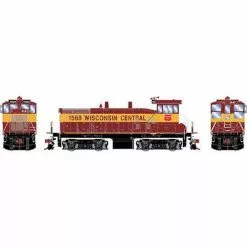 Athearn #28757 HO RTR SW1500 Switcher DCC & Sound, Wisconsin Central #1568