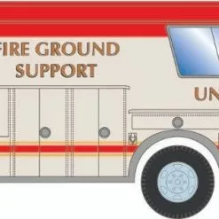 Athearn 29466 HO Ford C Rescue Truck Fire Ground Support #17