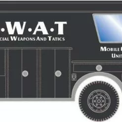 Athearn 29473 HO Ford C Rescue Truck Tri-County SWAT #100