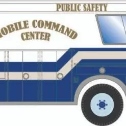 Athearn 29477 HO Ford C Rescue Truck Department Of Public Safety #COM-2