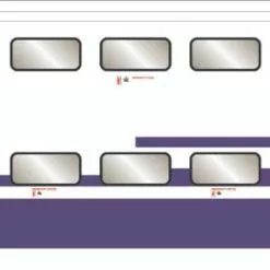 Athearn 28582 N Bombardier Passenger Car Metrolink #632