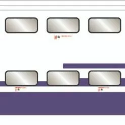 Athearn 28584 N Bombardier Passenger Car Metrolink #190
