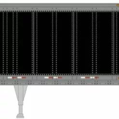 Athearn 41086 HO RTR Kenworth Tractor With 45ft Smooth Side Trailer Black