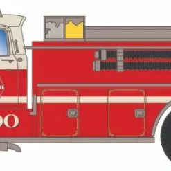 Athearn 4571 HO Ford F850 Pumper Santa Fe #1000