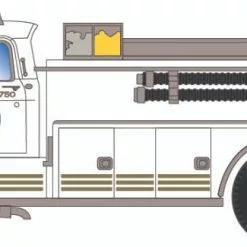 Athearn 4572 HO Ford F850 Pumper Southern Pacific #4750