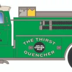 Athearn 4575 HO Ford F850 Pumper Penguin Ginger Ale #P-18