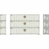 Athearn 63387 HO 40' Smooth Side Container - AML (3pcs)