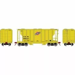 Athearn 172446 N PS-2 2600 Covered Hopper - Chicago North Western #95807