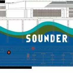 Athearn 64952 HO EMD F59PHI Diesel Locomotive Sounder #901 With Sound