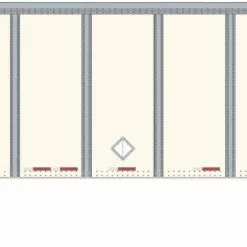 Athearn 72827 HO 53ft Wabash Plate Trailer Owner / Operator #F38154 Primed For Grime