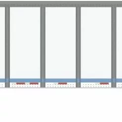 Athearn 72830 HO 53ft Wabash Plate Trailer Dirksen #57040