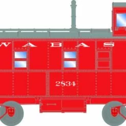 Athearn 74033 HO Cupola Caboose Wabash #2834