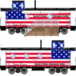 Athearn 74042 HO Concession Cupola Caboose 3-Piece Set Chamber Of Commerce