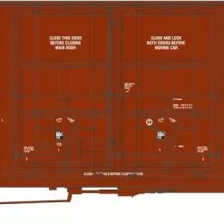Athearn 75318 HO 60ft Gunderson Double Door High-Cube Box Car Burlington Northern Santa Fe #761111