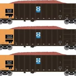 Athearn 3874 N Thrall High Side Gondola With Load David J. Joseph Company #10131/10504/10511 Primed For Grime