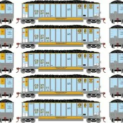Athearn 25077 N BethGon Coalporter CSX 5 Pack