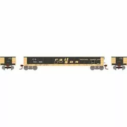 Athearn 6622 N 52ft Mill Gondola - Chesapeake & Ohio #351360 Prime For Grime