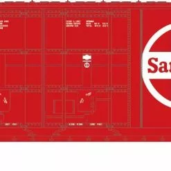 Athearn 88197 HO 50ft High Cube Double Plug Door Box Car Santa Fe #151757