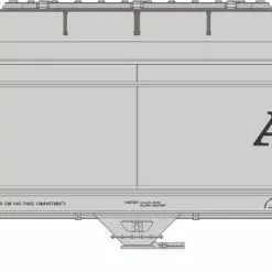 Athearn 12940 N ACF 4600 Covered Hopper Akron, Canton And Youngstown #467