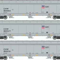 Athearn 12949 N ACF 4600 Covered Hopper Union Pacific #180004/180027/180036 3 Pack
