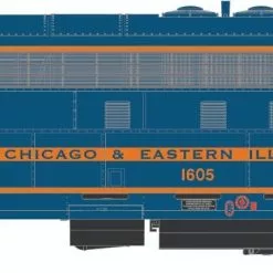 Athearn G19710 HO EMD FP-Unit Series Diesel Locomotive Chicago And Eastern Illinois #1605 With Sound